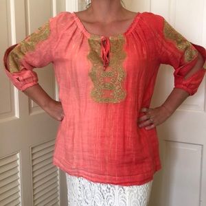 Soft surroundings cold shoulder tunic